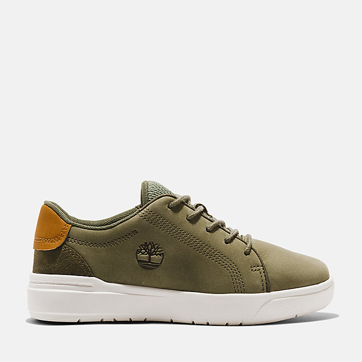 Seneca Bay Leather Trainer for Youth in (Dark) Green