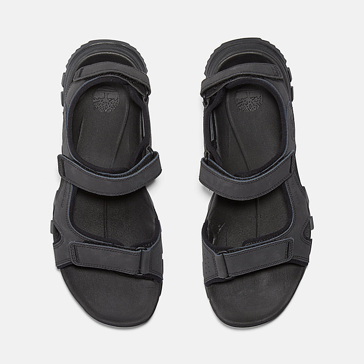 Lincoln Peak Two-strap Sandal for Men in Black