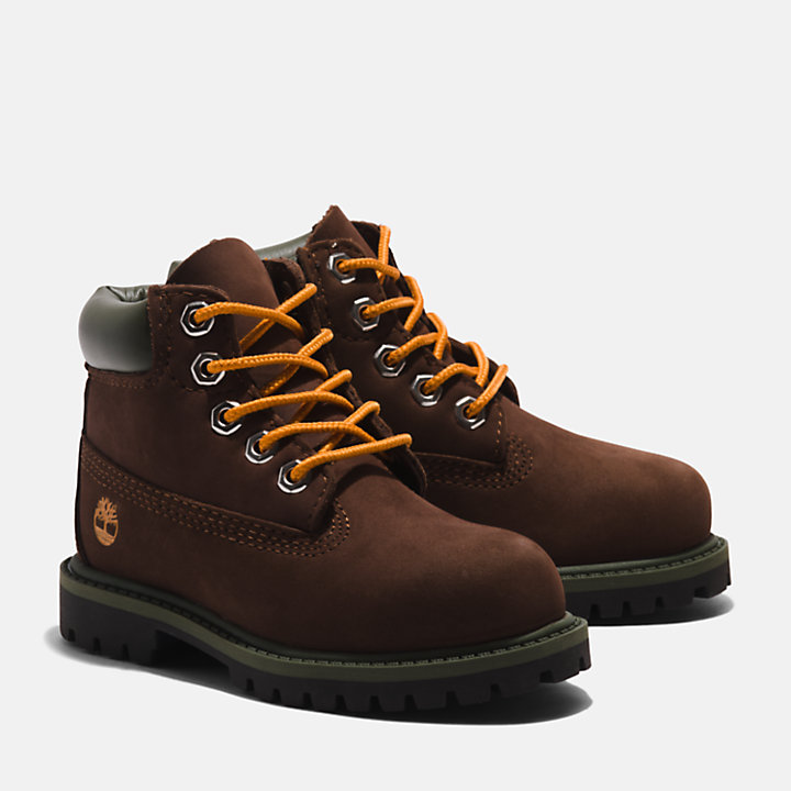 6-inch Boot Timberland® Premium pour tout-petit en marron foncé-