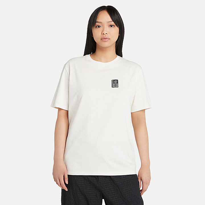 Uniseks Night Hike T-shirt in wit