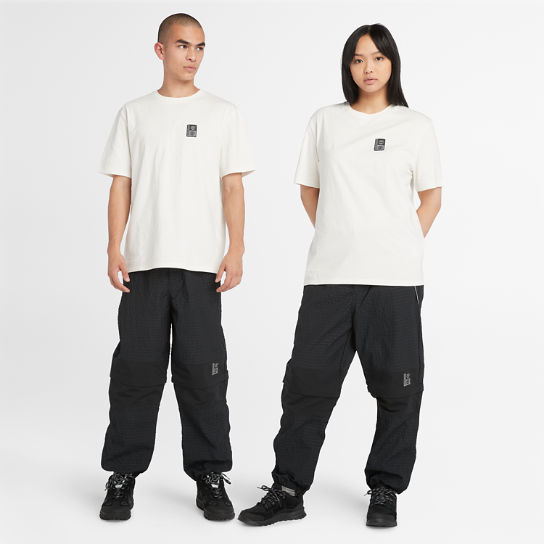 Uniseks Night Hike T-shirt in wit | Timberland