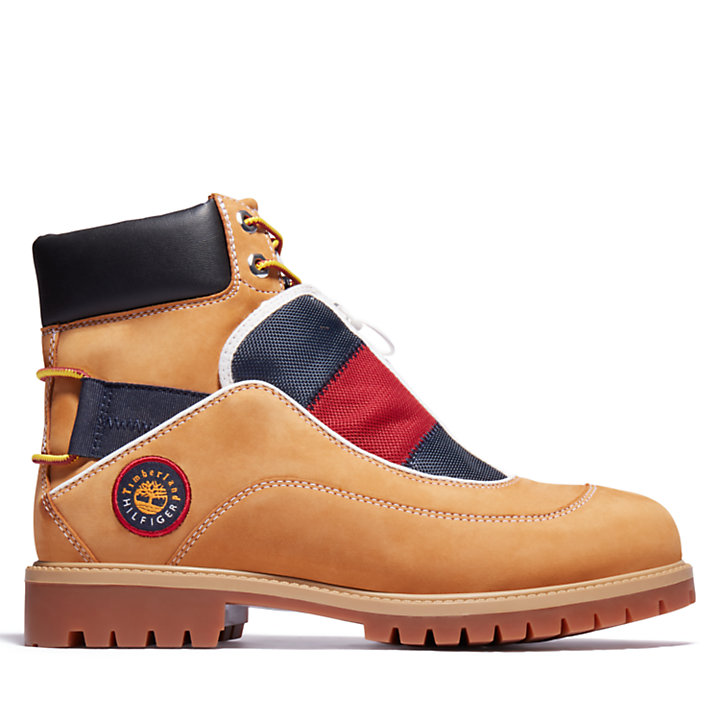 Tommy Hilfiger x Timberland® Re-Mixed 6 Inch Boot for Men in Yellow | Timberland