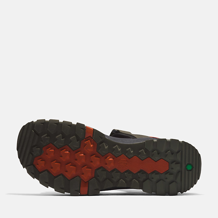 Sandalo con Cinturino in Materiale Rinforzato Garrison Trail da Uomo in verde scuro-
