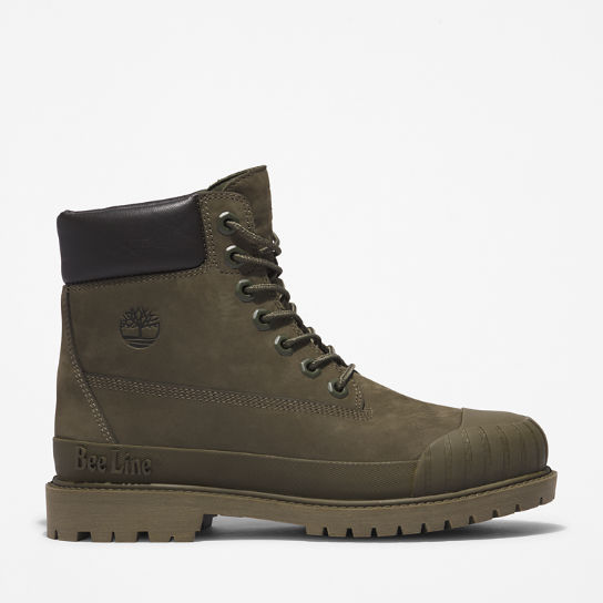 Bee Line x Timberland® 6 Inch Rubber Toe Boot for Women in Dark Green | Timberland