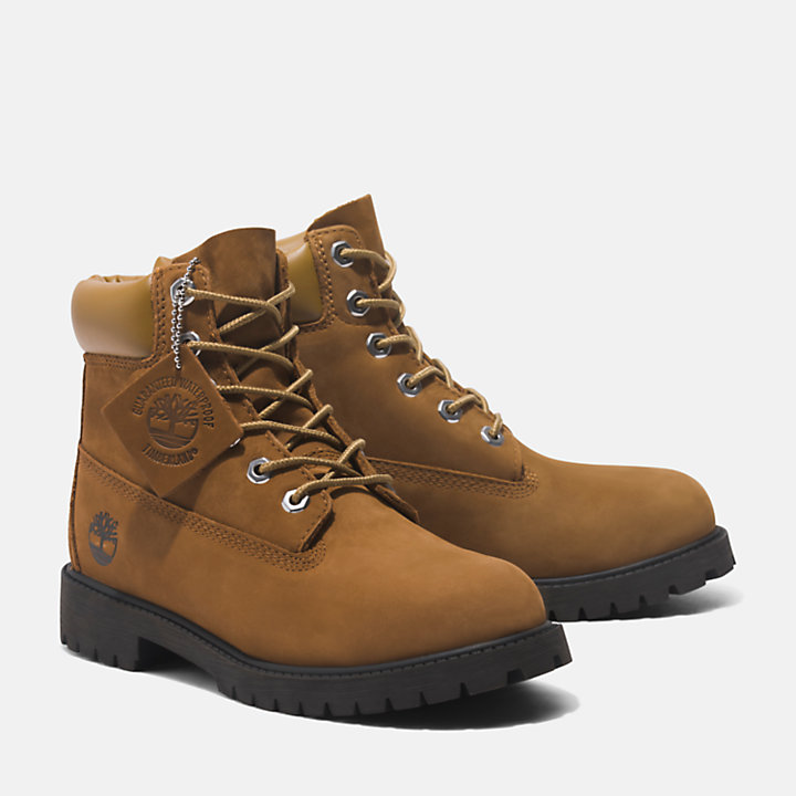 Timberland® Premium 6 Inch Boot for Junior in Brown-