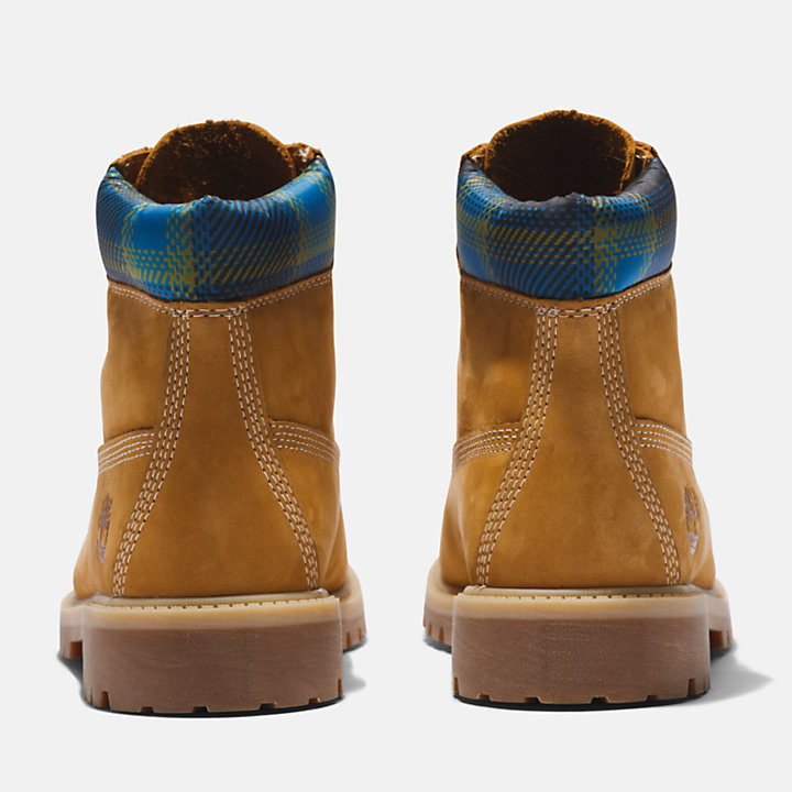 6-inch Boot Timberland® Premium junior en jaune/bleu-