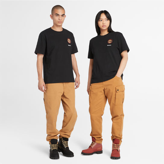 Lunar New Year Badge T-Shirt in Black | Timberland