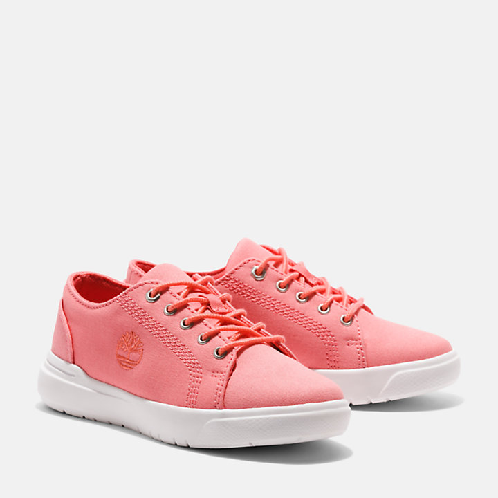 Zapatos Oxford de tela Seneca Bay para niño (de 30,5 a 35) en rosa-