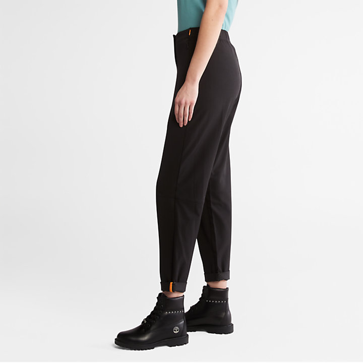 Pantalon technique déperlant pour femme en noir-