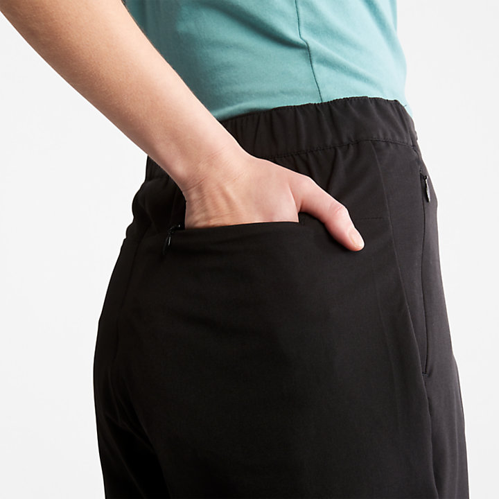 Pantalon technique déperlant pour femme en noir-