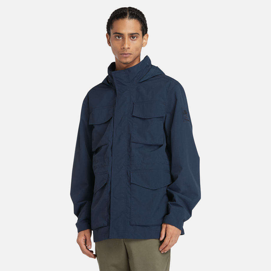 Timberland Water-resistant Field Jacket For Men In Navy Navy, Size S