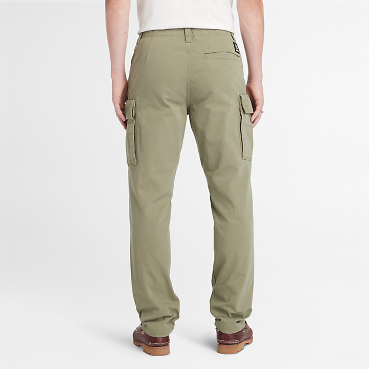 Twill Cargo Trousers for Men in Green | Timberland