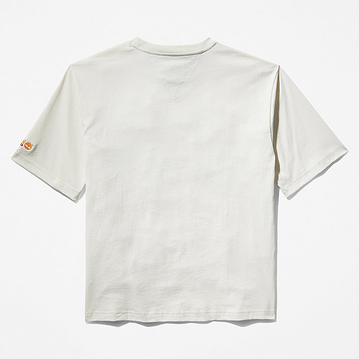 T-shirt com Bandeira Tommy Hilfiger x Timberland® Re-Mixed em branco