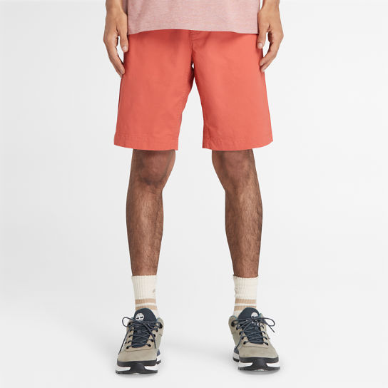 Poplin Chino Shorts for Men in Red | Timberland
