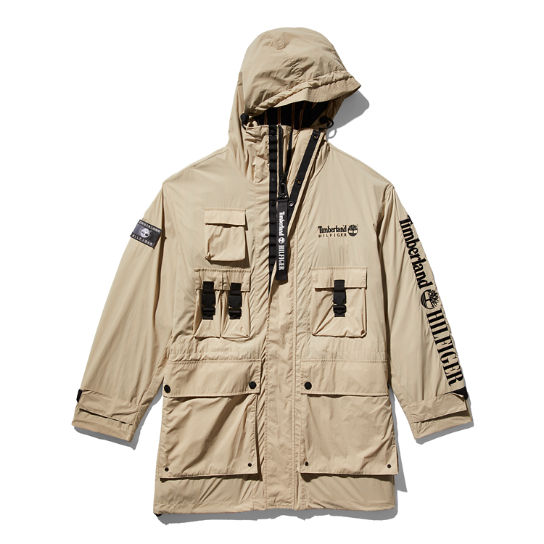 Tommy Hilfiger x Timberland® Re-imagined Omkeerbare Cargoparka in beige | Timberland