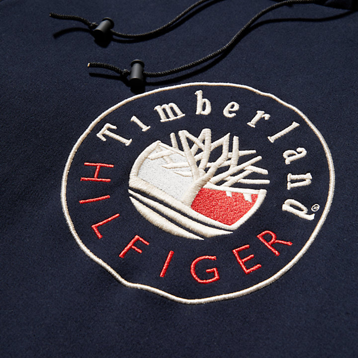 Tommy Hilfiger x Timberland® Re-imagined Hoody in blauw-