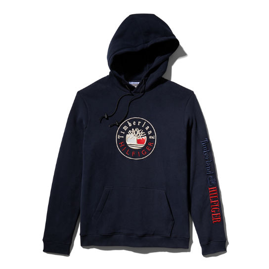 Tommy Hilfiger x Timberland® Re-imagined Hoodie in Blue | Timberland