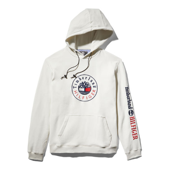 Tommy Hilfiger x Timberland® Re-imagined Hoodie in White | Timberland