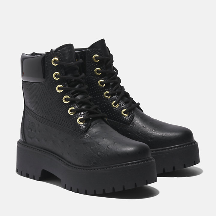 Stone Street Timberland® Premium Platform Boot for Women in Black ...