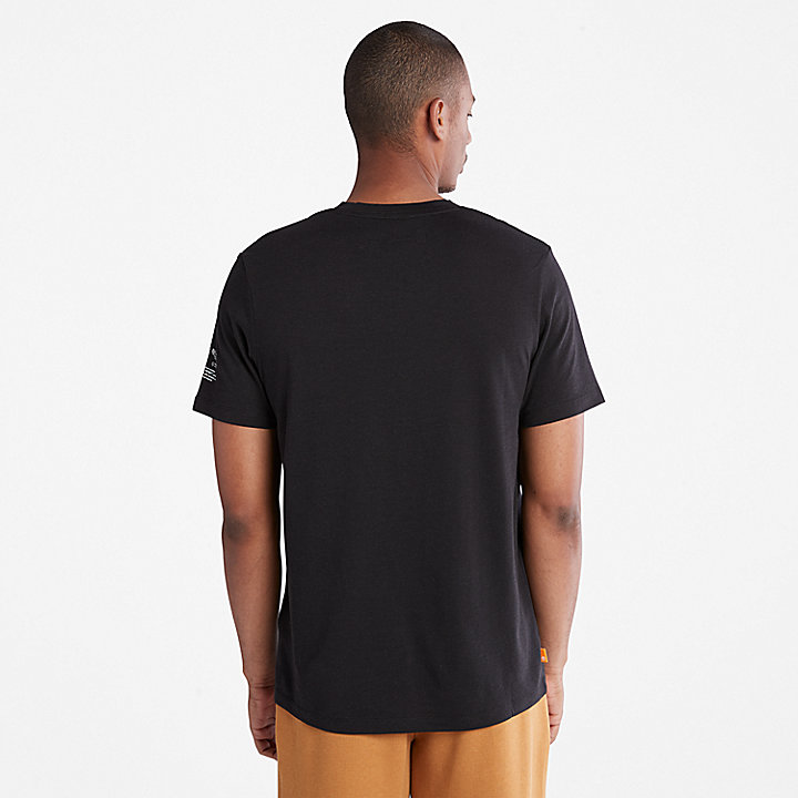 T-shirt Luxe Comfort Essentials Tencel™ x Refibra™ in colore nero