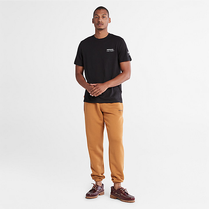 T-shirt Tencel™ x Refibra™ Luxe Comfort Essentials pour homme en noir