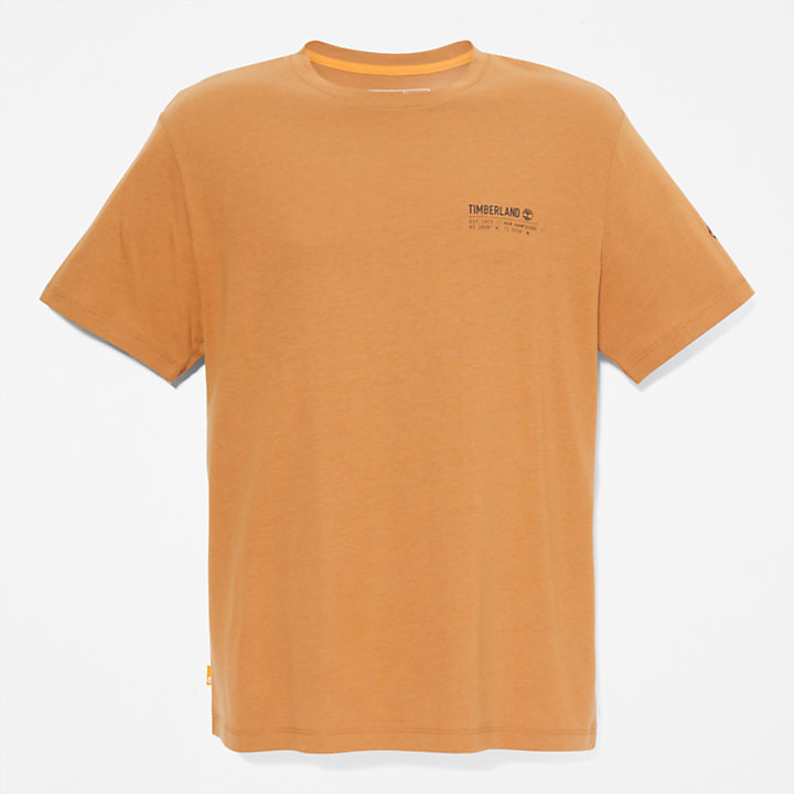 Luxe Comfort Essentials Tencel™ x Refibra™ T-Shirt in oranje-