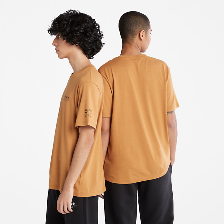 T-shirt Tencel™ x Refibra™ Luxe Comfort Essentials pour homme en orange-