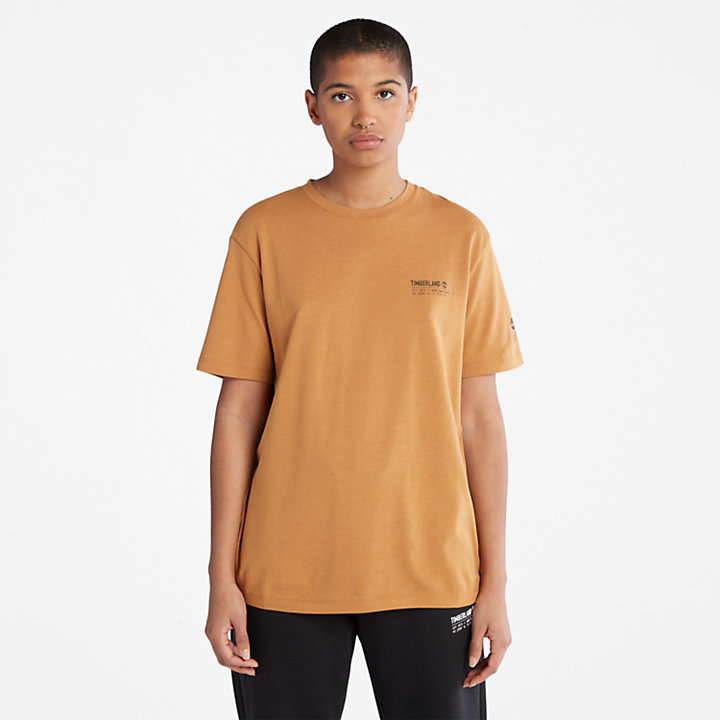 T-shirt Luxe Comfort Essentials Tencel™ x Refibra™ in arancione-