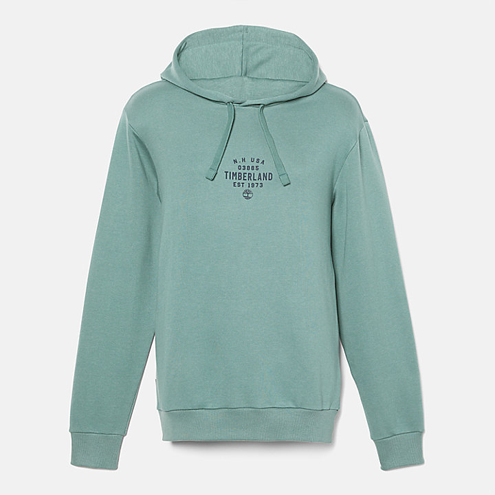 All Gender Front Graphic Hoodie in Teal
