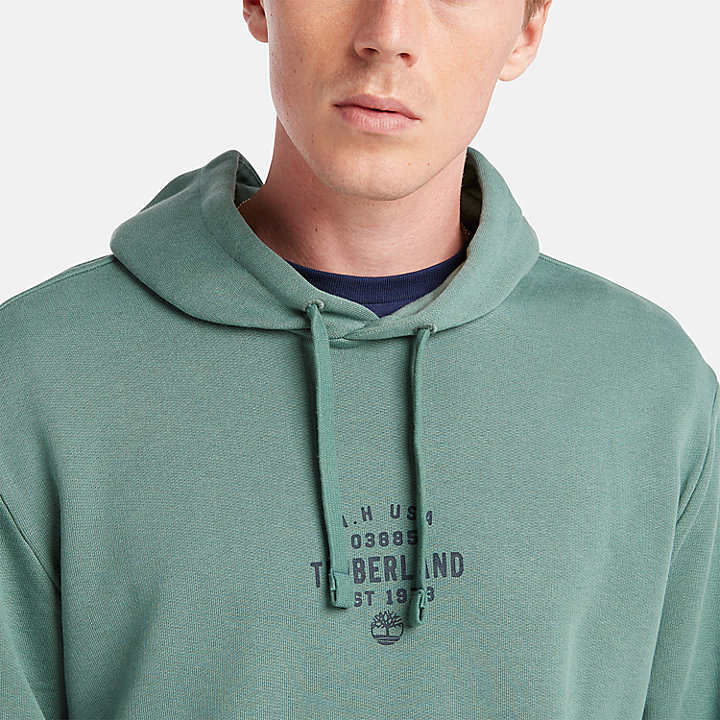 All Gender Front Graphic Hoodie in Teal
