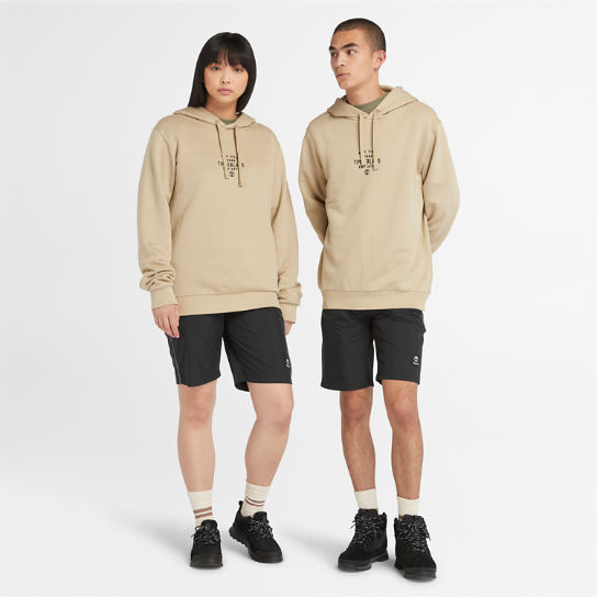 All Gender Front Graphic Hoodie in Beige | Timberland