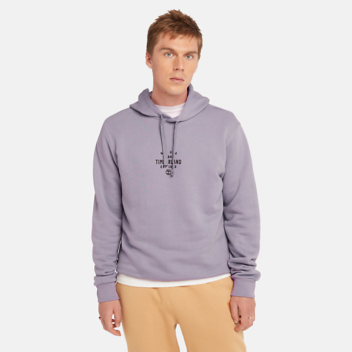 All Gender Front Graphic Hoodie in Purple-