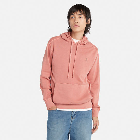 Garment Dye Hoodie for Men in Red | Timberland