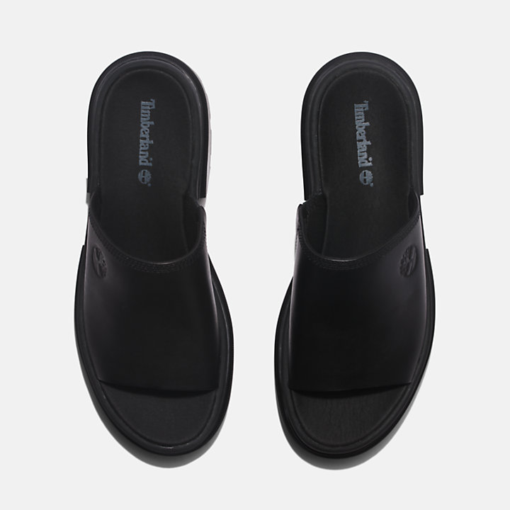 Everleigh Slide Sandal for Women in Black-