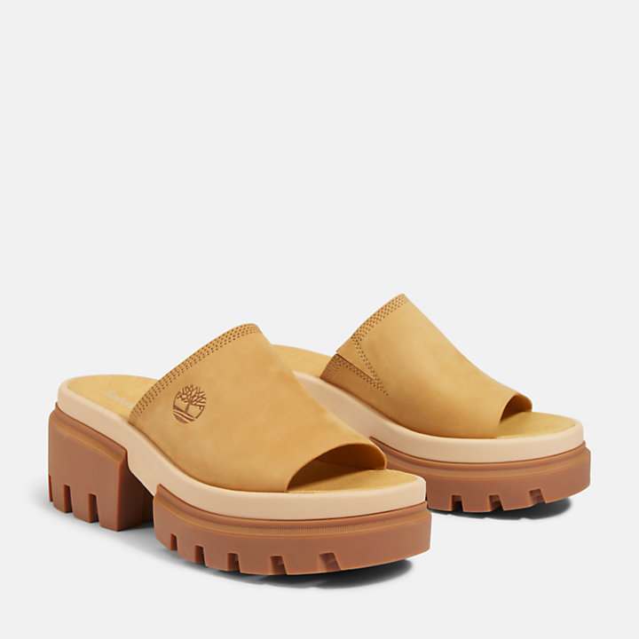 Everleigh Slide Sandal for Women in Yellow-