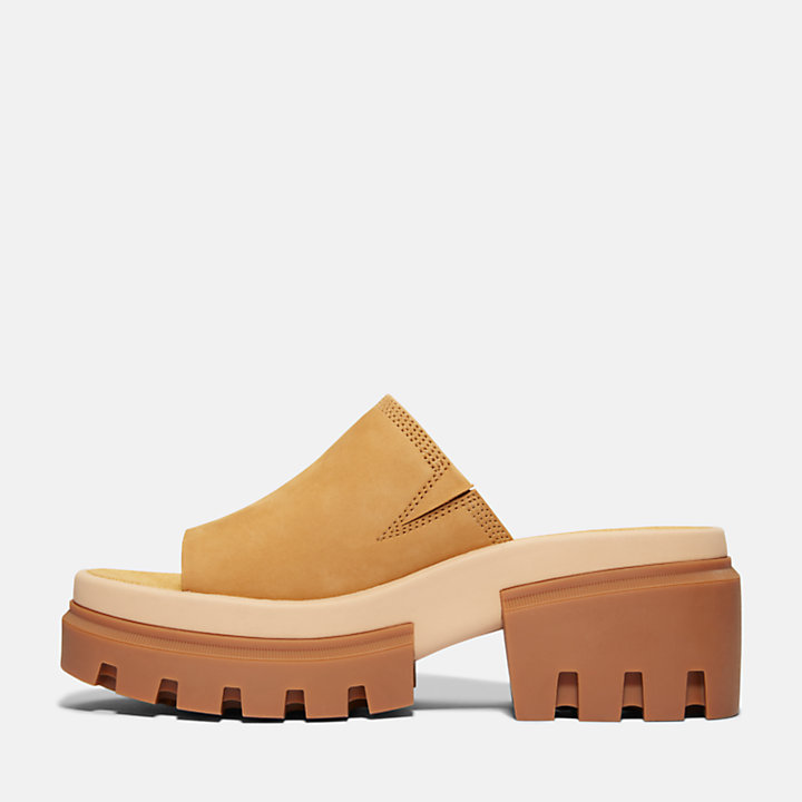 Everleigh Slide Sandal for Women in Yellow-