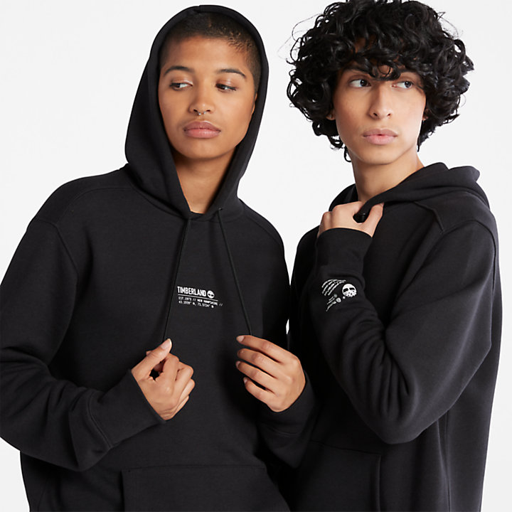 Refibra™ Camisola com Capuz Luxe Comfort Essentials Sem Género em preto-