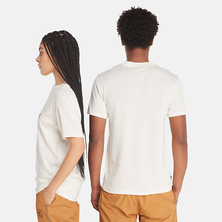Grafik-T-Shirt in Weiß-