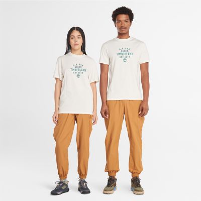 T-shirt à motif en blanc | Timberland