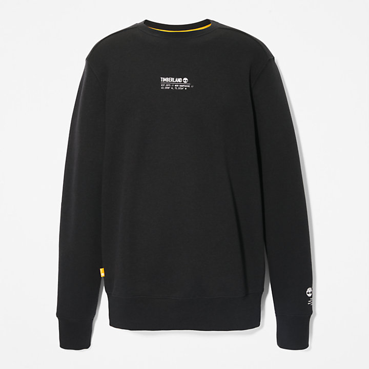 Luxe Comfort Essentials Refibra™ Raglan-Sweatshirt in Schwarz-