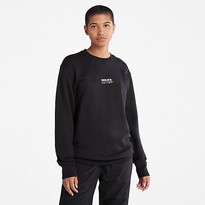 Luxe Comfort Essentials Refibra™ sweatshirt met raglanmouwen in zwart