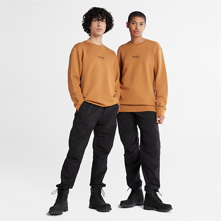 Refibra™ Sweat-shirt Luxe Comfort Essentials Raglan pour homme en jaune-