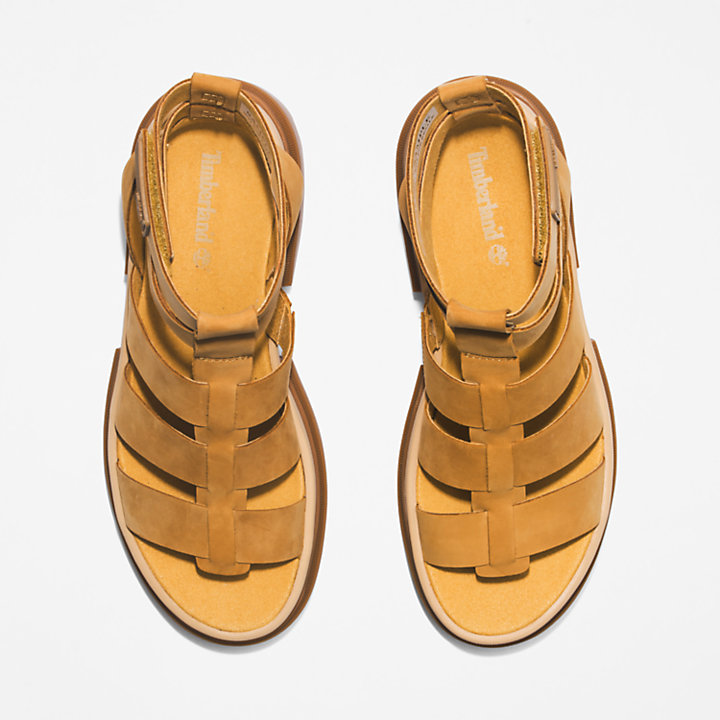 Everleigh Sandale mit Knöchelriemen für Damen in Gelb-