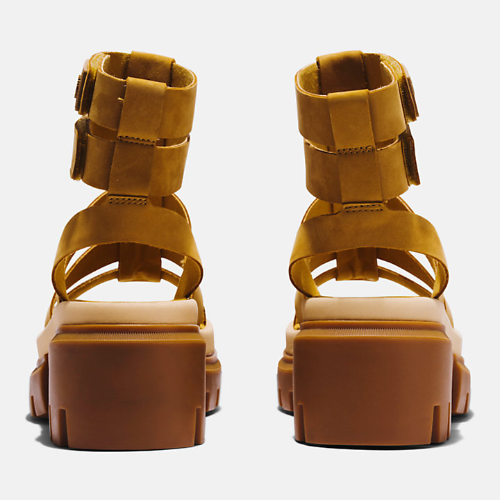 Everleigh Ankle-strap Sandal for Women in Yellow-