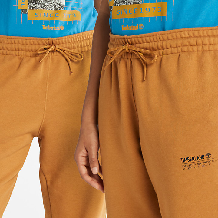 Refibra™ Pantalon de survêtement Luxe Comfort Essentials pour homme en jaune-