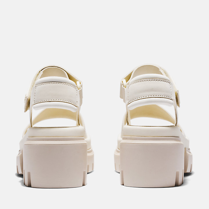 Everleigh Sandale mit zwei Riemen für Damen in Weiß-