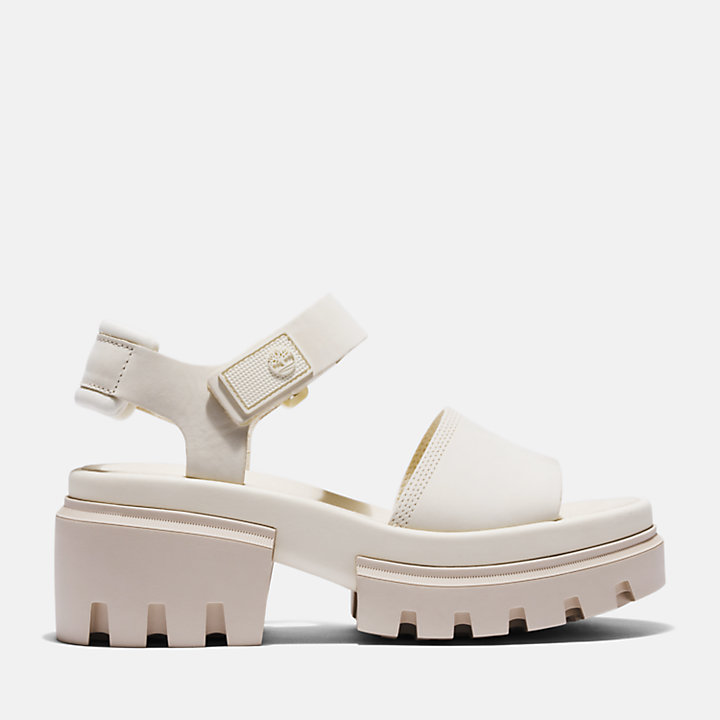 Everleigh Two-Strap Sandal for Women in White-