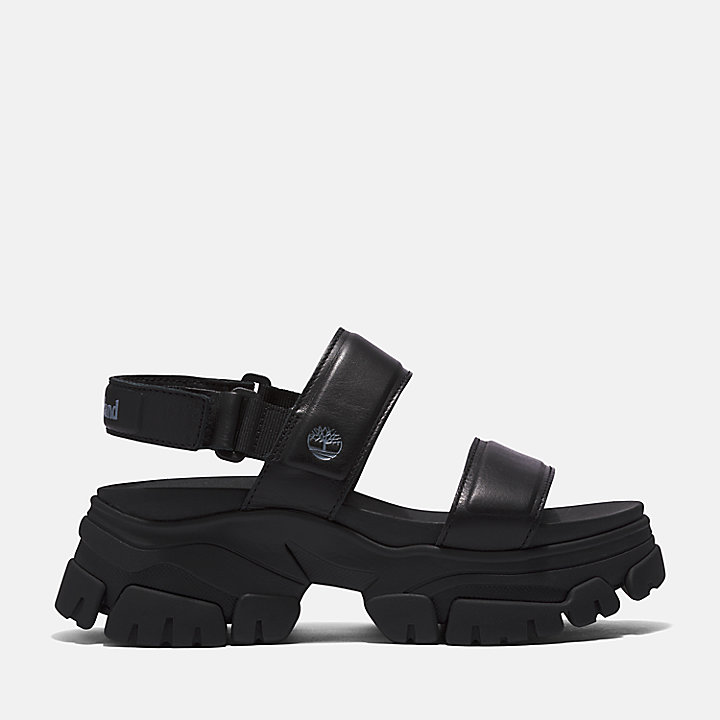 Adley Way 2-Strap Sandal for Women in Black