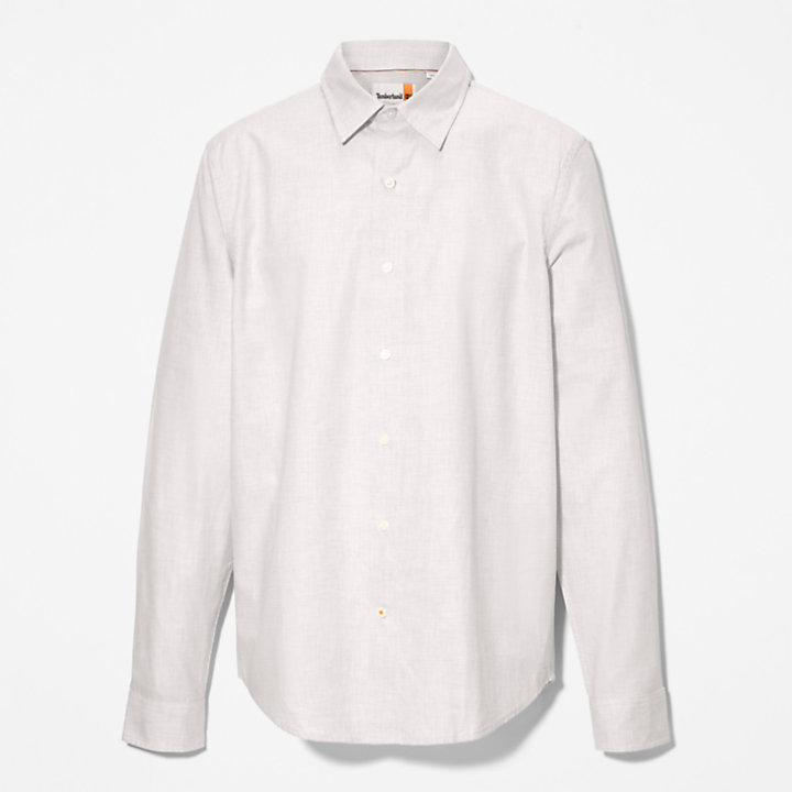Lightweight Flannel Shirt for Men in Grey-