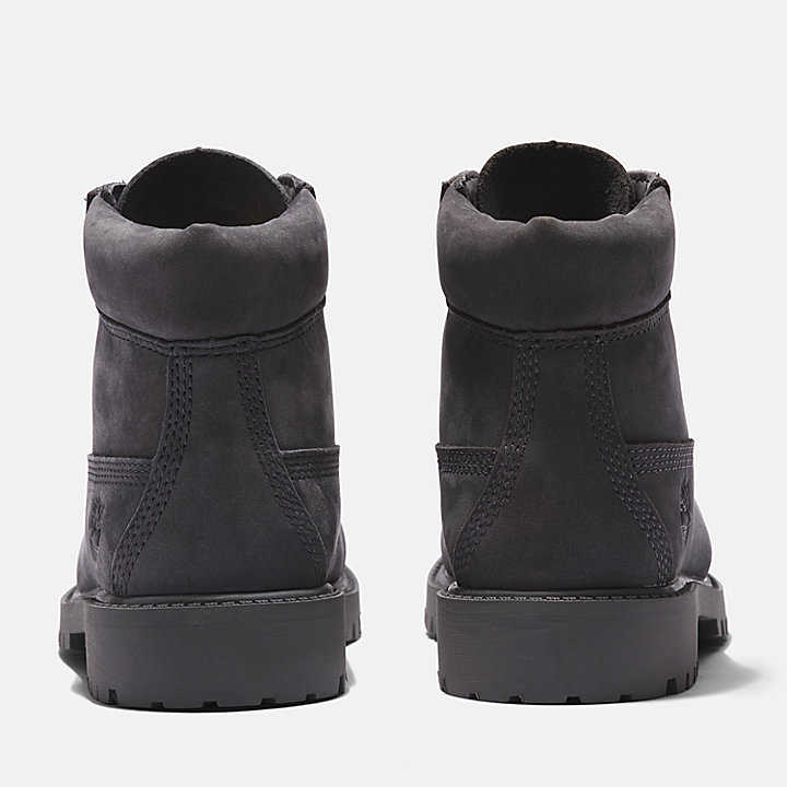 Premium 6 Inch Waterproof Boot for Junior in Dark Grey